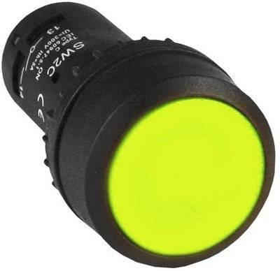 Ekf sw2c-11s-y Кнопка SW2C-11 возвратная желтая NO+NC PROxima EKF желтая б/п 1з+1р IP54 sw2c-11s-y