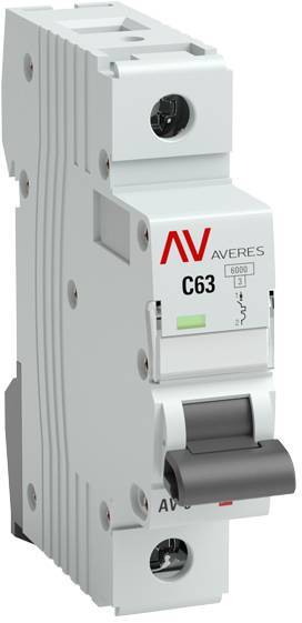 Ekf mcb6-DC-1-10C-av Выключатель автоматический AV-6 DC 1P 10A (C) 6kA AVERES EKF mcb6-DC-1-10C-av