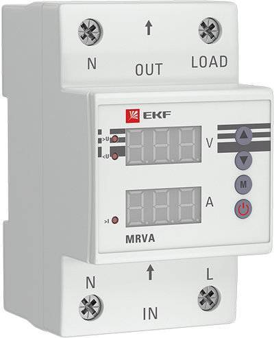 Ekf MRVA-63A Реле напряжения и тока с дисплеем MRVA 63А PROxima EKF PROxima MRVA-63A MRVA-63A