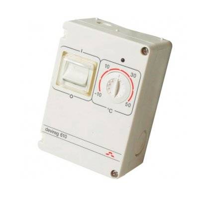 DEVI 140F1080 Терморегулятор электронный универсальный reg 610 IP44 DEVI 140F1080