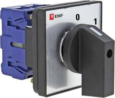 Ekf pk-1-12-10 Переключатель кулачковый ПК-1-12 10А 2P "0-1" PROxima EKF PROxima ПК-1-12 pk-1-12-10