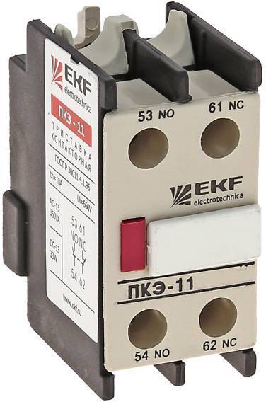 Ekf ctr-sc-24 Приставка контактная ПКЭ-20 2NO PROxima Упаковка (10 шт.) EKF ctr-sc-24