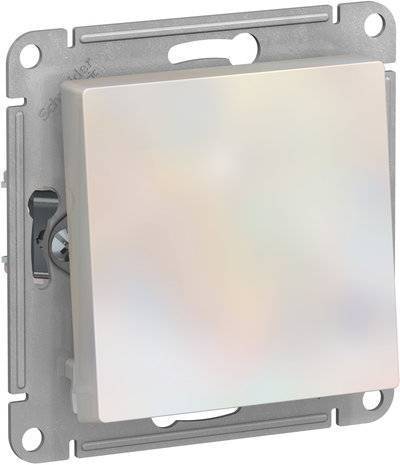 Schneider electric AtlasDesign ATN000461 Переключатель одноклавишный (10 А, под рамку, скрытая установка, жемчуг) Schneider Electric ATN000461 AtlasDesign ATN000461