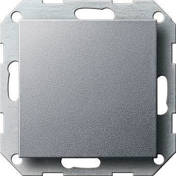 Gira System55 026826 Заглушка (под рамку, скрытая установка, алюминий) Gira 026826