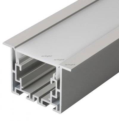 Arlight 021176 Профиль с экраном S2-LINIA55-F-2500 ANOD+OPAL Arlight 021176