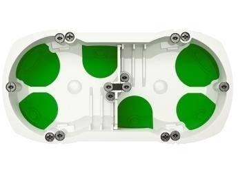 Schneider electric IMT35000 КОРОБКА MULTIFIX AIR 67x40 2-ая СКР.УСТ. Упаковка (20 шт.) Schneider Electric IMT35000