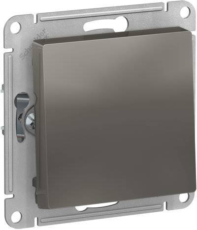 Schneider electric AtlasDesign ATN000911 Выключатель одноклавишный (10 А, под рамку, скрытая установка, сталь) Schneider Electric ATN000911 AtlasDesign ATN000911