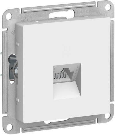 Schneider electric AtlasDesign ATN000183 Розетка компьютерная (RJ45, под рамку, скрытая установка, белая) Schneider Electric ATN000183 AtlasDesign ATN000183