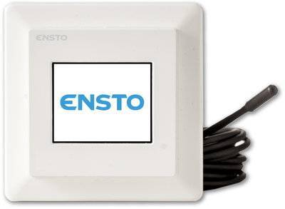 ENSTO ECO16TOUCH Термостат для теплых полов +5…+40°С (16 А, 3600Вт, в сборе, скрытая установка, белый) Ensto ECO16TOUCH