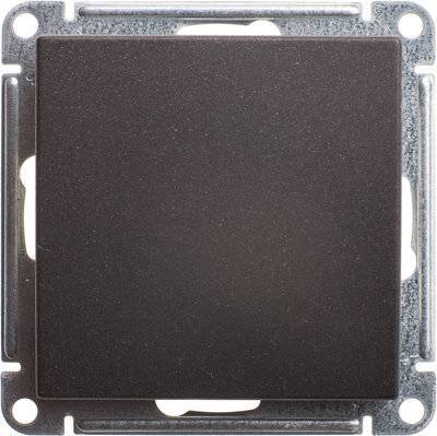 Schneider electric W59 VS210-152-6-86 Выключатель 1-клавишный (10 А, под рамку, с/у, черный бархат) Упаковка (10 шт.) Schneider Electric VS210-152-6-86