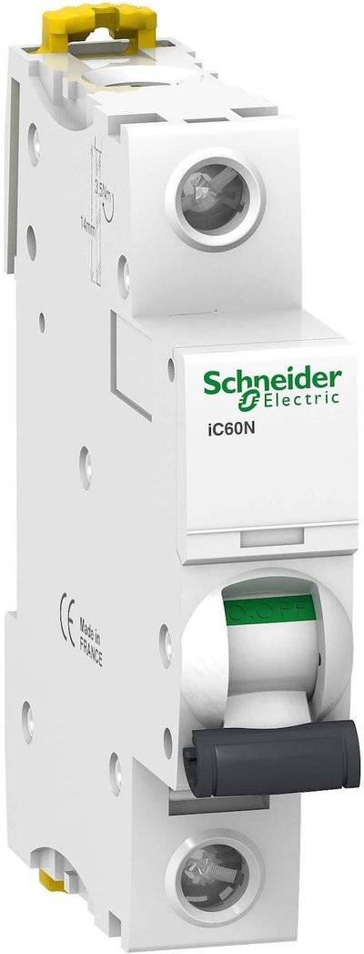 Schneider electric Acti 9 A9F79116 Автоматический выключатель однополюсный 16А (6 кА, C) Schneider Electric Acti9 iC60N 1п C 16А 6кА A9F79116