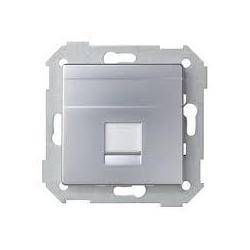 Simon 82 82005-33 Крышка розетки информационной (RJ45/RJ12, алюминий) Simon 82005-33