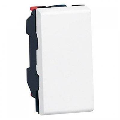 Legrand Mosaic 077000 Выключатель (10 А, 1 модуль, под рамку, с/у, белый) Legrand 077000