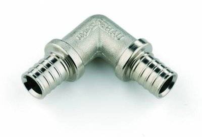 Rehau 12588971002 Угольник (Ø 17 мм, латунь) REHAU 12588971002