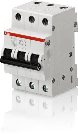 Abb SH200 2CDS213001R0064 Автоматический выключатель трехполюсный 6А (6 кА, C) ABB 2CDS213001R0064