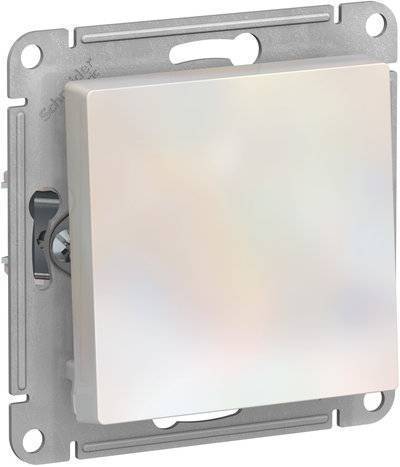 Schneider electric AtlasDesign ATN000411 Выключатель одноклавишный (10 А, под рамку, скрытая установка, жемчуг) Schneider Electric ATN000411 AtlasDesign ATN000411