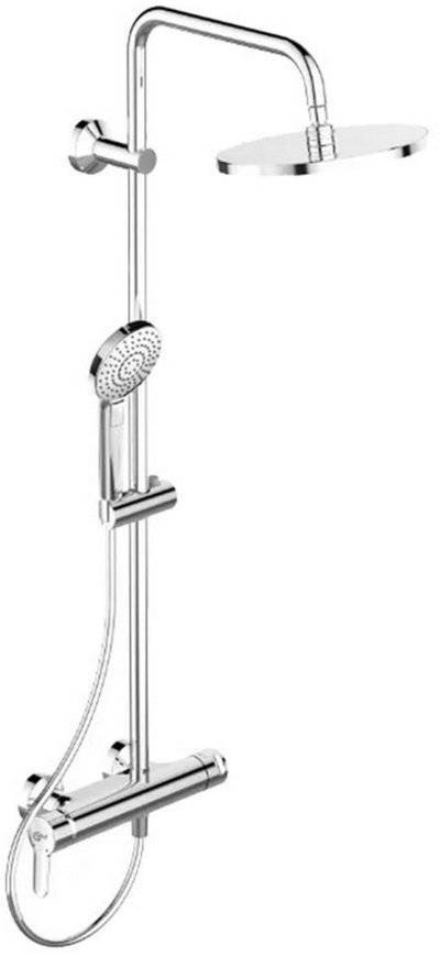 Ideal Standard Idealrain EVO B2266AA Душевая система (3 режима, 12 л/мин, шланг 1750 мм, хром) Ideal Standard Душевая система Ideal Standart IdealRain ECO EVO B2266AA со смесителем для душа B2266AA