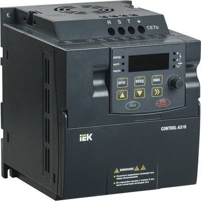 Iek CNT-A310D33V037TEZ Преобразователь частоты CONTROL-A310 380В, 3Ф 3,7 kW 8,8A IEK CNT-A310D33V037TEZ