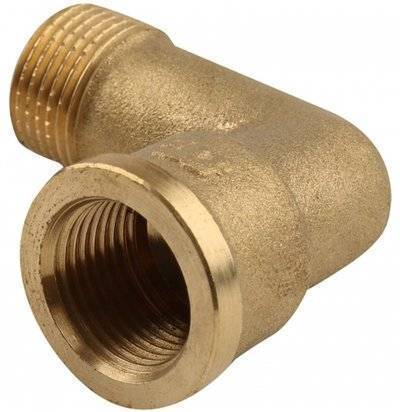 Elsen EBF12.34 Угольник (90 °, внутренняя/наружная резьба 3/4", латунь) Elsen EBF12.34