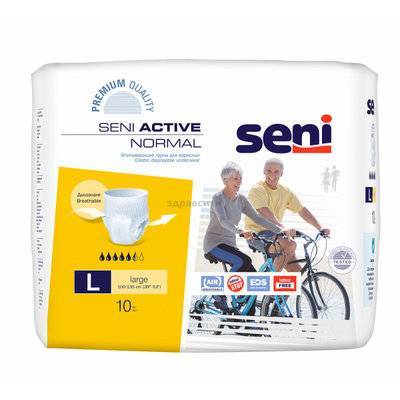 TZMO S.A. Подгузники-трусики Seni (Сени) Active Normal large р.3 10 шт. TZMO S.A. 573881