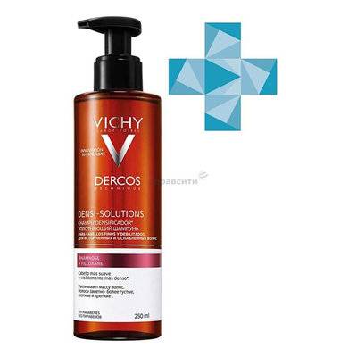 Продуктос Капилярес Л'Ореаль С.А. Шампунь Vichy (Виши) Dercos Densi-Solutions для истонченных и ослабленных волос 250 мл Продуктос Капилярес Л'Ореаль С.А. 1088781