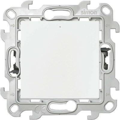 Simon 24 Harmonie Push&Go 2420204-030 Выключатель одноклавишный проходной (10 А, подсветка, под рамку, скрытая установка, белый) Simon 2420204-030
