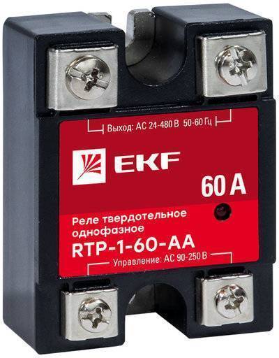 Ekf Реле твердотельное однофазное RTP-60-AA  PROxima EKF rtp-1-60-aa