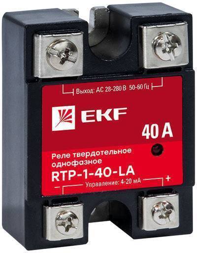 Ekf Реле твердотельное однофазное с регулированием 4-20мА RTP-40-LA PROxima EKF rtp-1-40-la