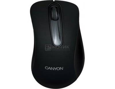 Canyon Мышь беспроводная Canyon CNE-CMSW2, 800dpi, Черный J1CNECMSW2 CNE-CMSW2