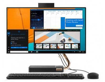 Lenovo Моноблок Lenovo IdeaCentre A540-24 (23.80 IPS (LED)/ Core i5 9400T 1800MHz/ 8192Mb/ HDD+SSD 1000Gb/ Intel UHD Graphics 630 64Mb) MS Windows 10 Home (64-bit) [F0EL001KRK] F0EL001KRK