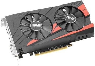 ASUS Видеокарта ASUS nVidia GeForce GTX1050 Ti PCI-E 4096Mb EX-GTX1050TI-O4G