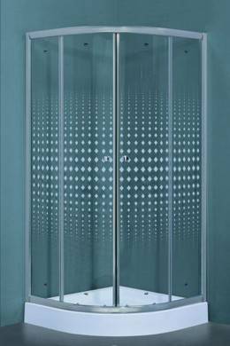 Timo Душевой уголок Timo TL-8001 Прозрачное с рисунком TL-8001R