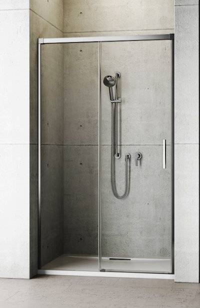 Radaway Душевая дверь в нишу Radaway Idea DWJ 140x200 профиль хром, стекло прозрачное, крепления слева 387018-01-01L