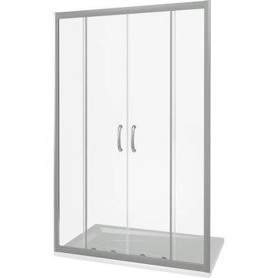 Good Door Душевая дверь в нишу Good Door Infinity WTW-TD-170 профиль Хром стекло Грейп ИН00038