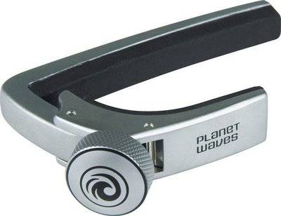Planet Waves Каподастр с винтовым зажимом PLANET WAVES PW-CP-02S NS CAPO SILVER 