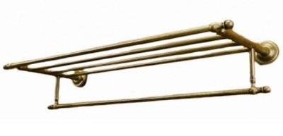Migliore Полка для полотенец Migliore Mirella ML.MRL-M084 BR (бронза) ML.MRL-M084.BR
