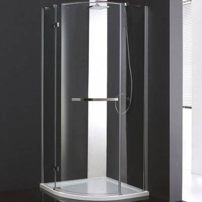 Cezares Душевой уголок Cezares Bergamo R-1 Arco 100x100 L IV профиль Хром стекло прозрачное BERGAMO-W-R-1-100-ARCO-C-Cr-L-IV