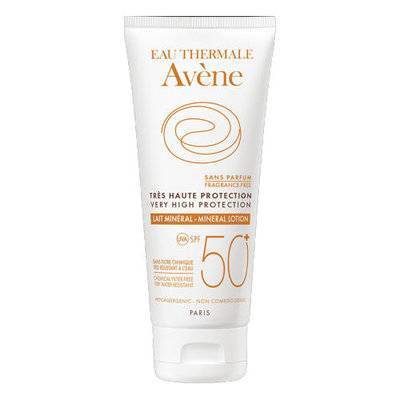 Avene Avene Солнцезащитное молочко SPF 50 c минеральным экраном 100 мл (Avene, ) C05989