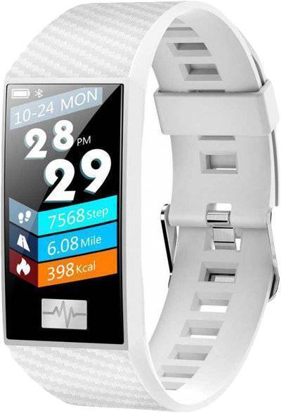 Smarterra Смарт-браслет SMARTERRA Fitmaster Pulsar, 1.14", белый / белый [fmpwt] FMPWT