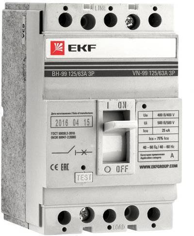 Ekf sl99-400-400 Выключатель нагрузки ВН-99 400/400А 3P PROxima EKF sl99-400-400