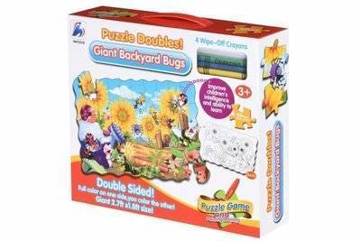 Same Toy Пазл-раскраска Same Toy Жуки на заднем дворе, 50 элементов (2032Ut) 2032Ut