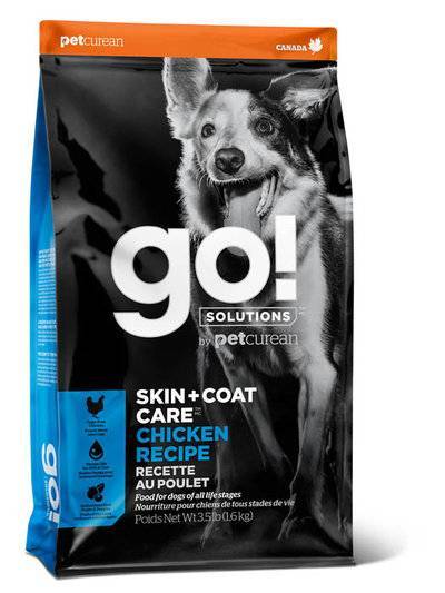 GO! Сухой корм для собак Go! Natural Holistic c курицей, фруктами и овощами 11,3 кг Skin + Coat Care Chicken Dog Recipe 