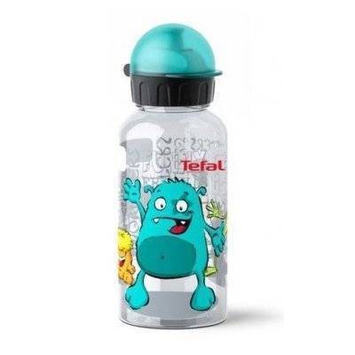 Tefal Бутылка для воды и напитков Tefal Drink 2 Go Tritan Монстр, 400 мл, голубой (K3170214) K3170214