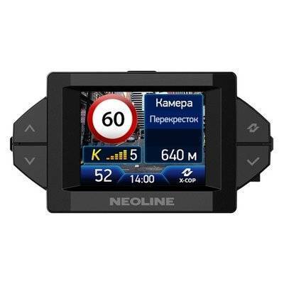 Neoline Видеорегистратор с радар-детектором Neoline GPS черный X-COP 9300C 