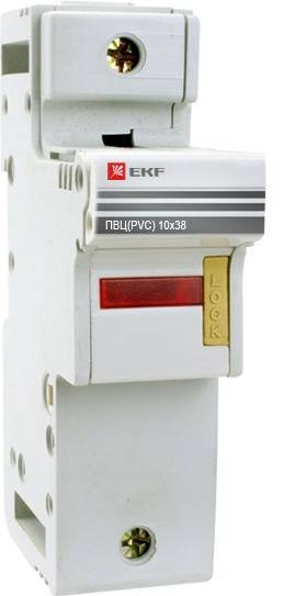 Ekf pr-10-38-1 Предохранитель-разъединитель для ПВЦ 10x38 1P (с индикацией) PROxima EKF pr-10-38-1