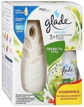 Glade Автоматический освежитель воздуха Glade 3 в 1 Свежесть утра, 270 мл 