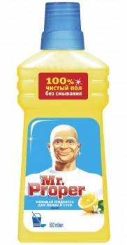 Mr. proper Моющая жидкость для полов и стен Mr. Proper Лимон, 500 мл 600326 81630413