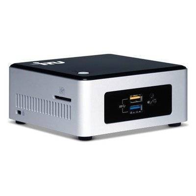 iRU Неттоп IRU NUC 111, Intel Celeron N3050, DDR3L 4Гб, 120Гб(SSD), Intel HD Graphics, CR, Windows 10 Professional, черный и серебристый [1166768] 1166768