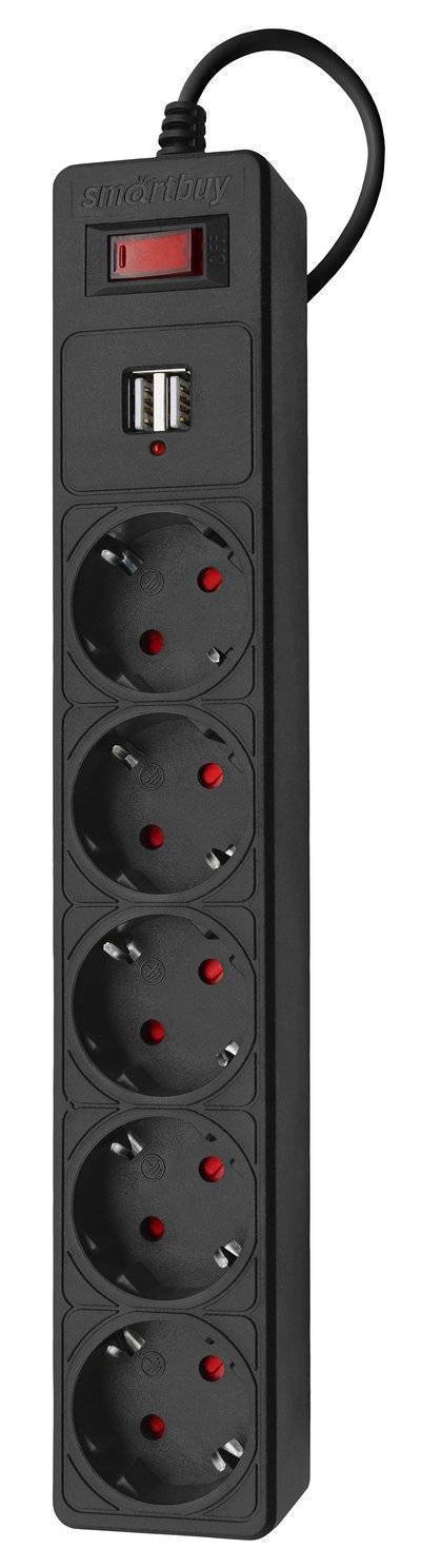 Smartbuy Сетевой фильтр Smartbuy Sbsp-30u-k 