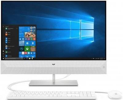 HP HP Pavilion 27 I 27-xa0099ur AiO 27"(1920x1080)/Touch/Intel Core i3 9100T(3.1Ghz)/8192Mb/512SSDGb/noDVD/Ext:nVidia GeForce GTX1050(3072Mb)/Cam/BT/WiFi/war 1y/7.65kg/Snowflake White/W10 + kbd/mo 7JU22EA#ACB